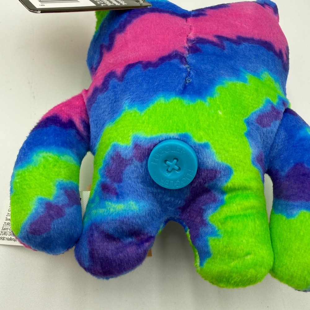Fuggler Keyring CATCH ME BLUE Butt-On Hole SIR BELCH Tie Dye 5" Keychain NEW - Picture 3 of 3